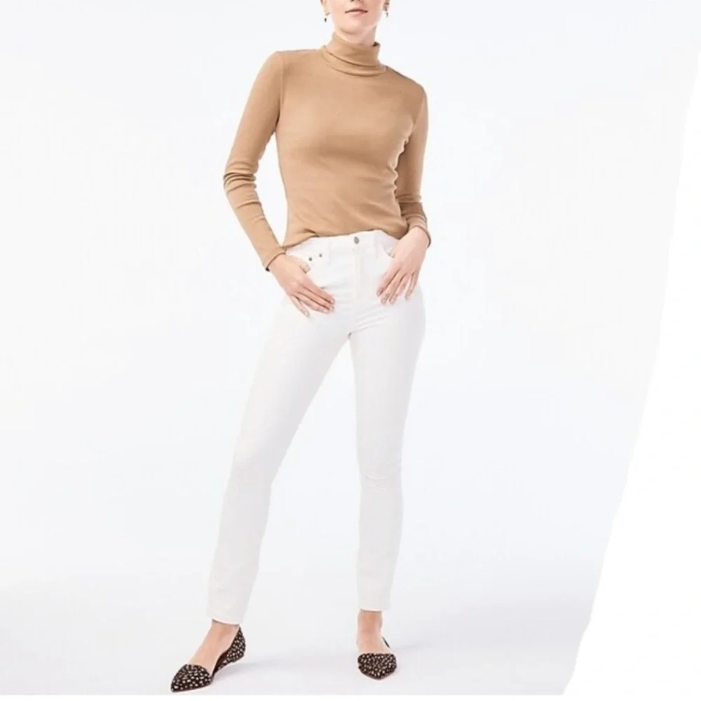 J. Crew Factory hi-rise white skinny jeans‎ Size 26